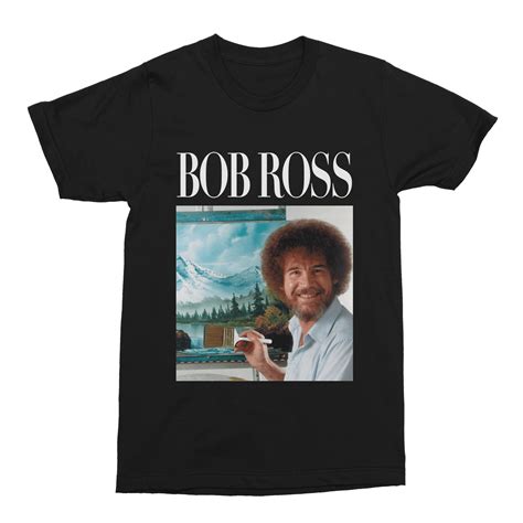 Bob Ross T Shirt .